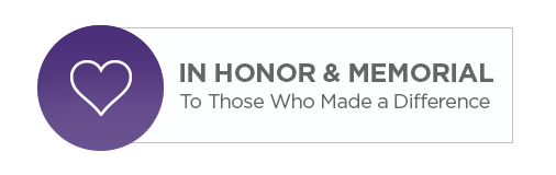 in Honor and Memorial